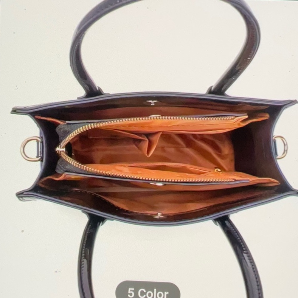 Ladies Black Crossbody/Handbag.manmade outer shell. 7.75 X 10.25” NWOT - Picture 5 of 7